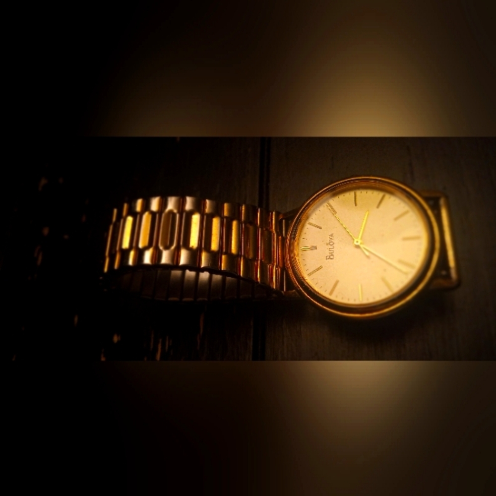 Bulova Gold Plated Vintage Watch